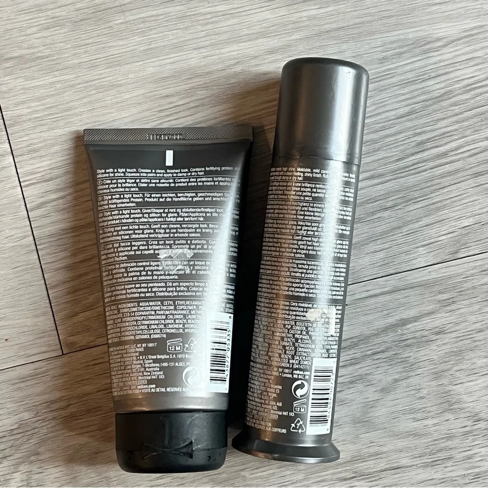 Redken for Men Shine Form Defining Wax + get groomed finishing cream bundle